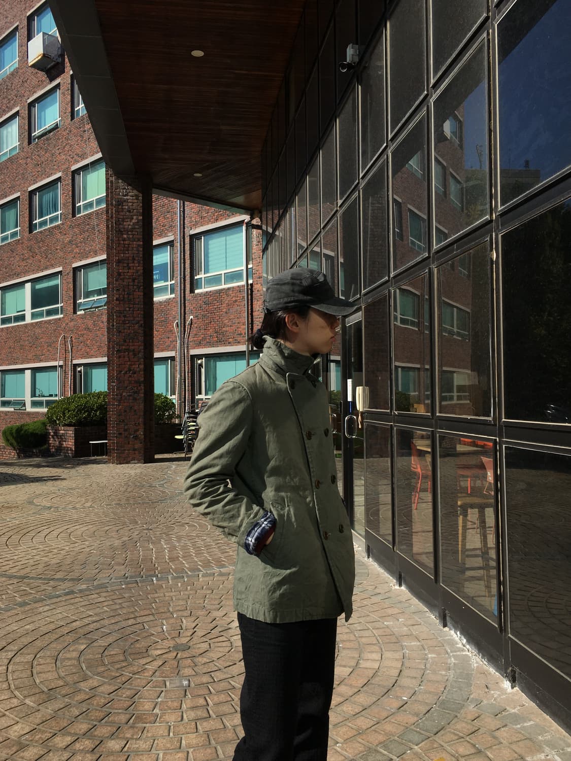 꼼데가르송 옴므 피코트 상품이미지4