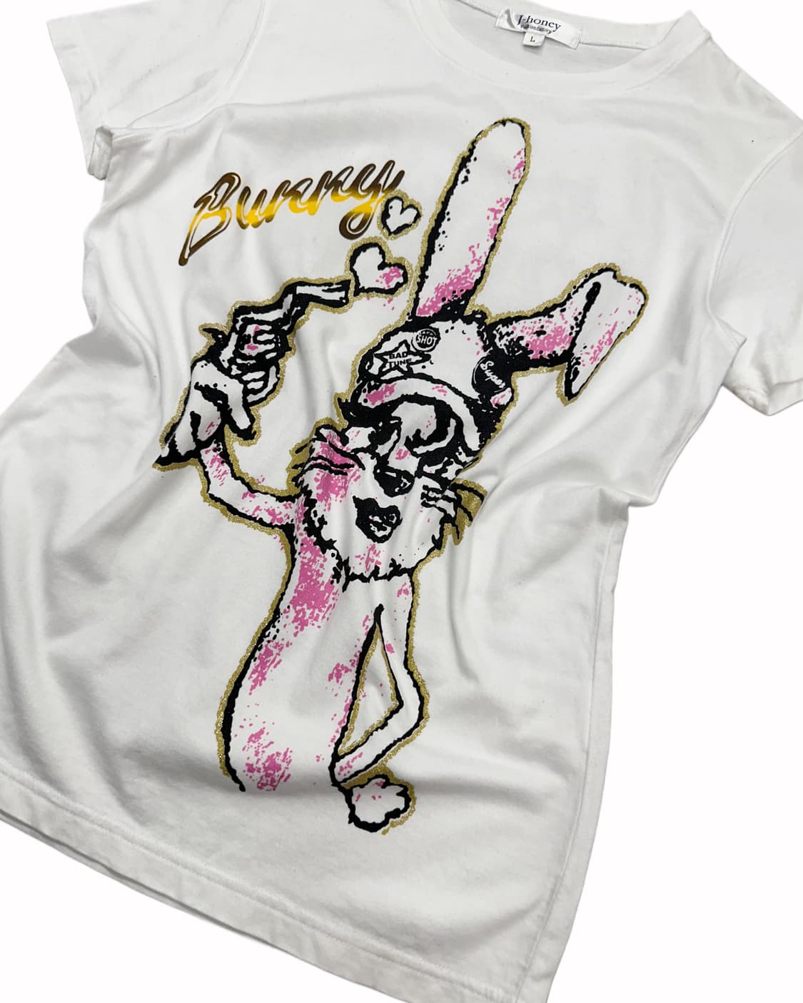 revolver bunny printing t-shirt 상품이미지3
