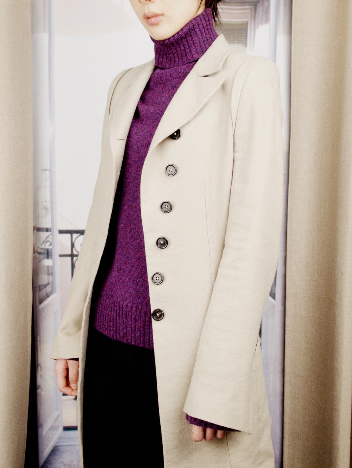 Wool Linen Single Coat 상품이미지1