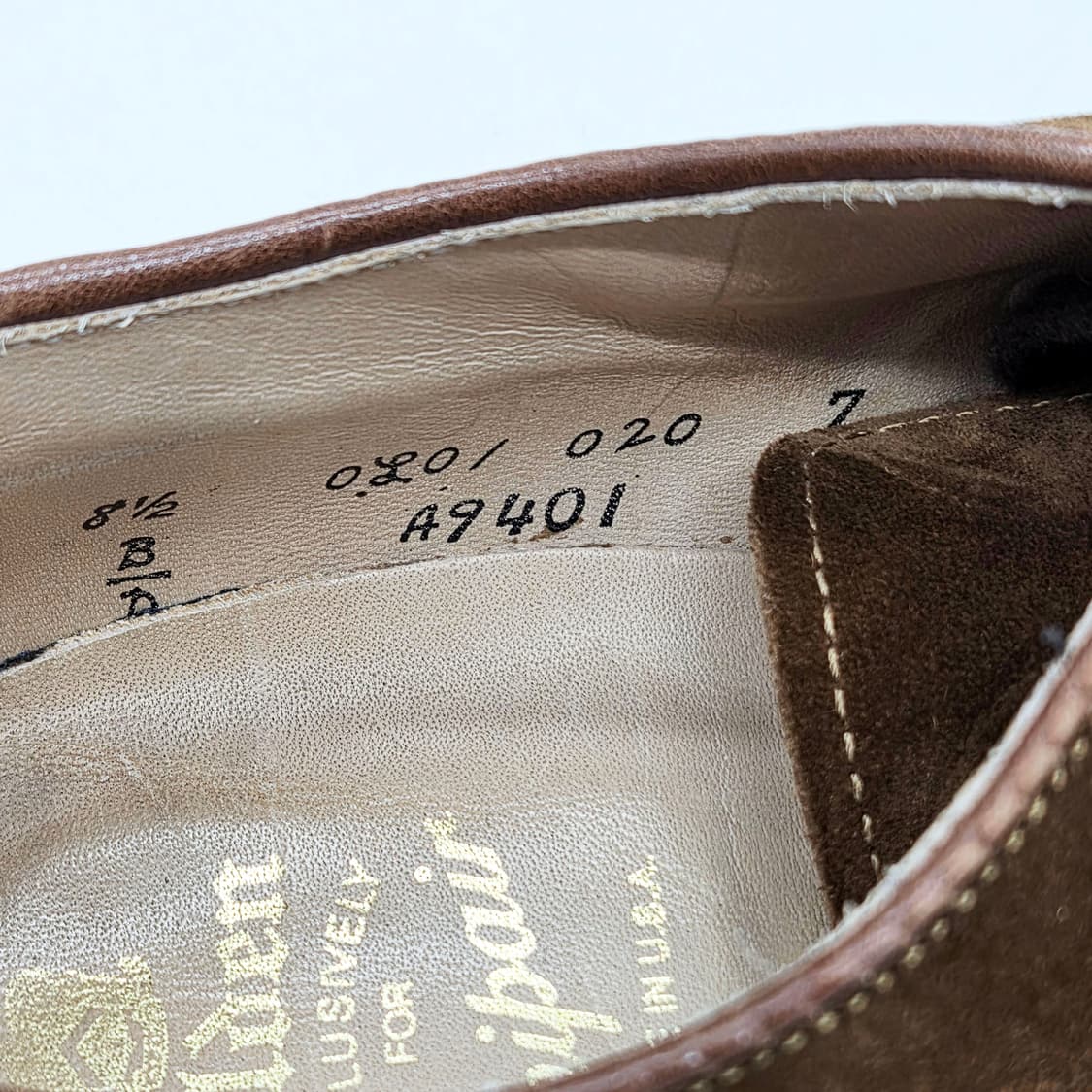 알든 A9401 스웨이드 플레인토 슈즈 밀리터리 라스트 (8 1/2 D) 상품이미지4