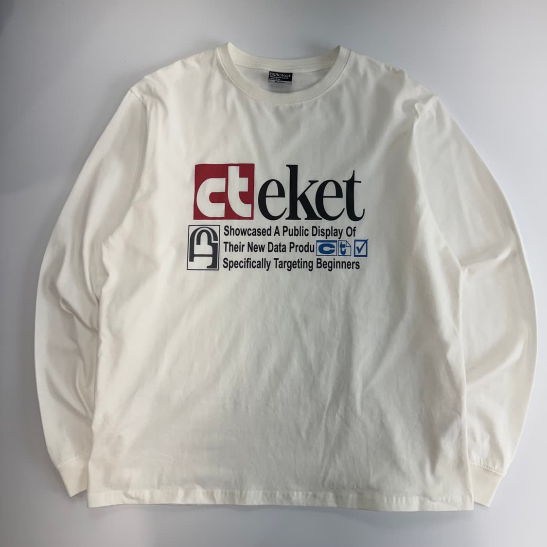 teket 테켓 화이트 롱슬리브  상품이미지3