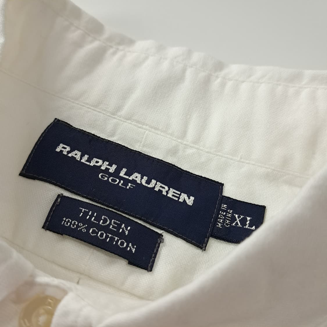 CK251 XL 폴로 90s 버튼다운 화이트 셔츠 남방 상품이미지3