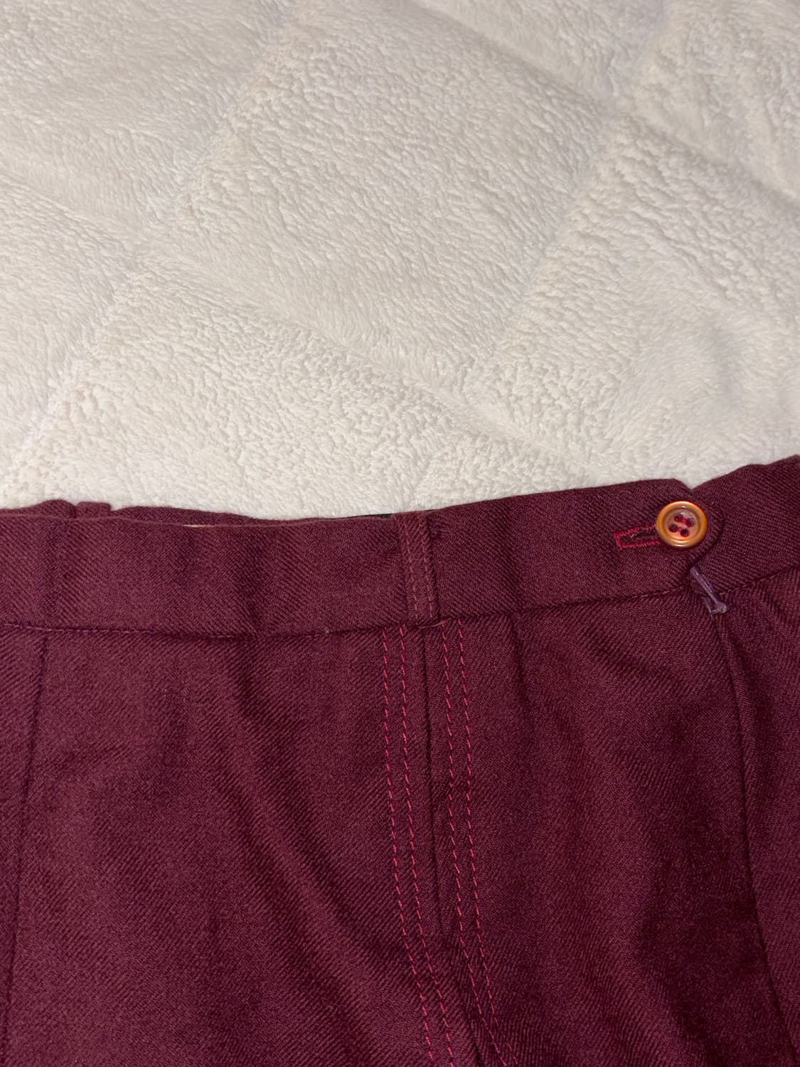 vintage red skirt 상품이미지5