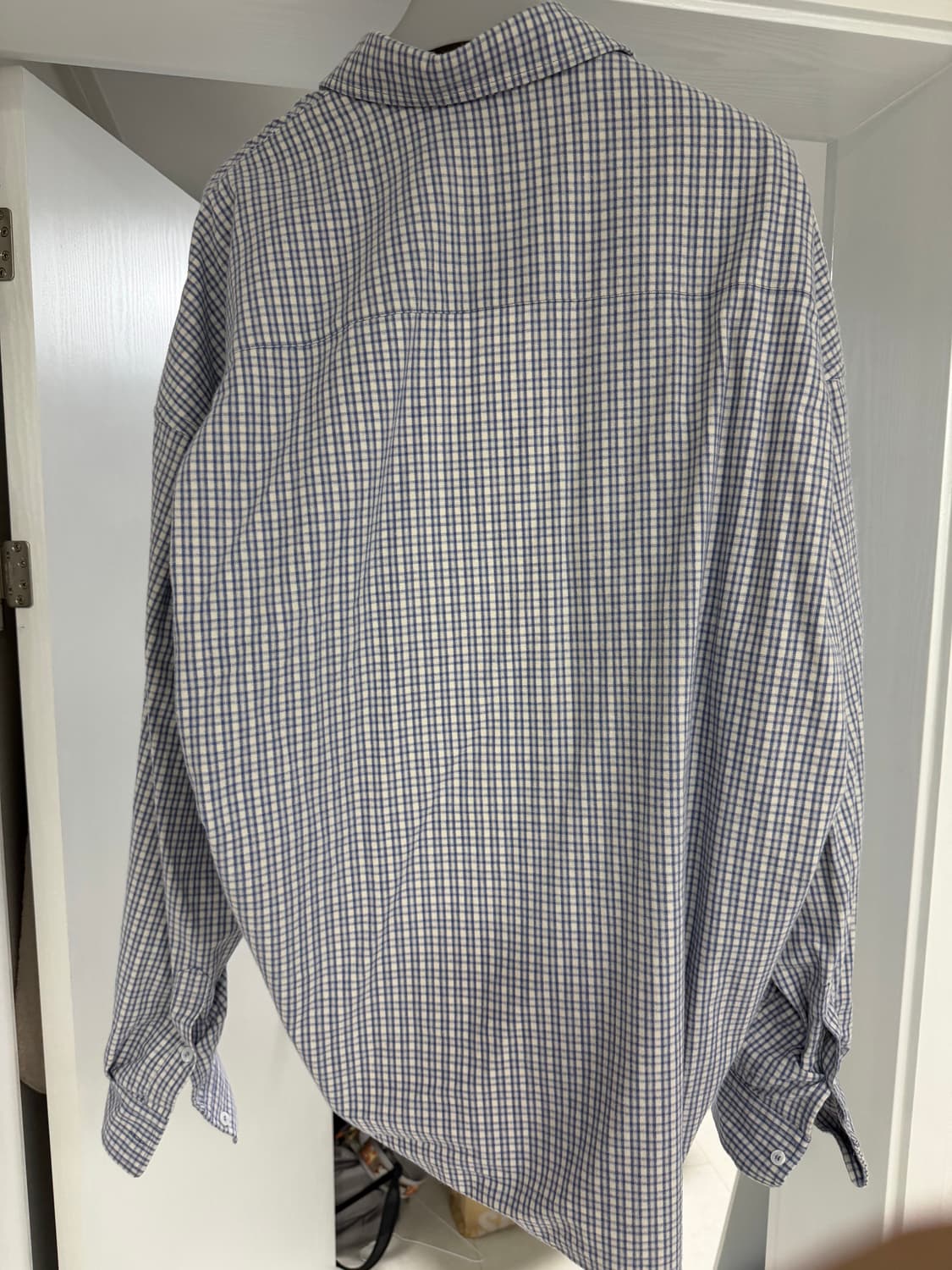 논노드 스트링체크셔츠 2사이즈 상품이미지2