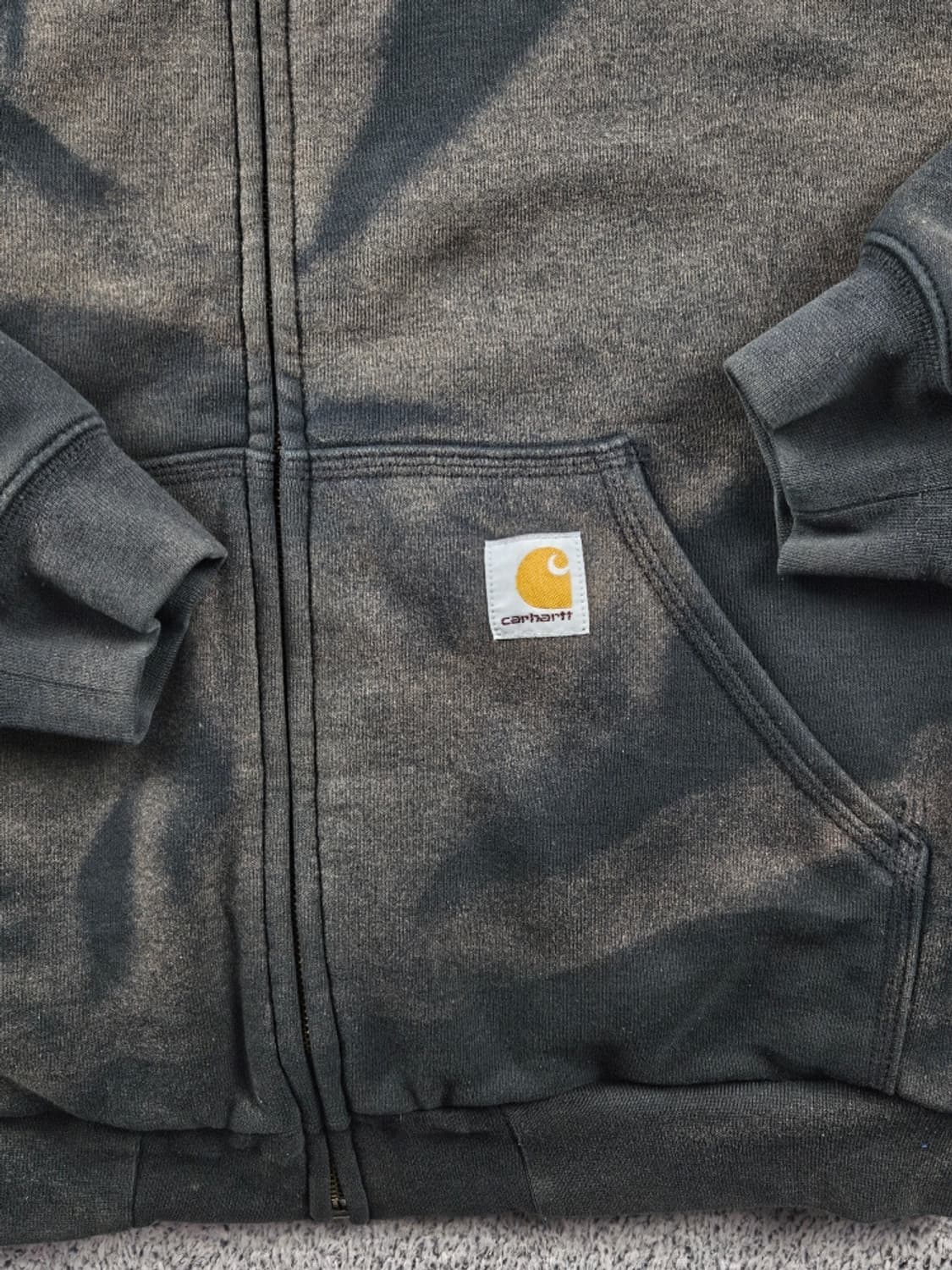 칼하트 다잉 워시드 커스텀 쉐르파 후드 집업 ( M ) / 10692 상품이미지8