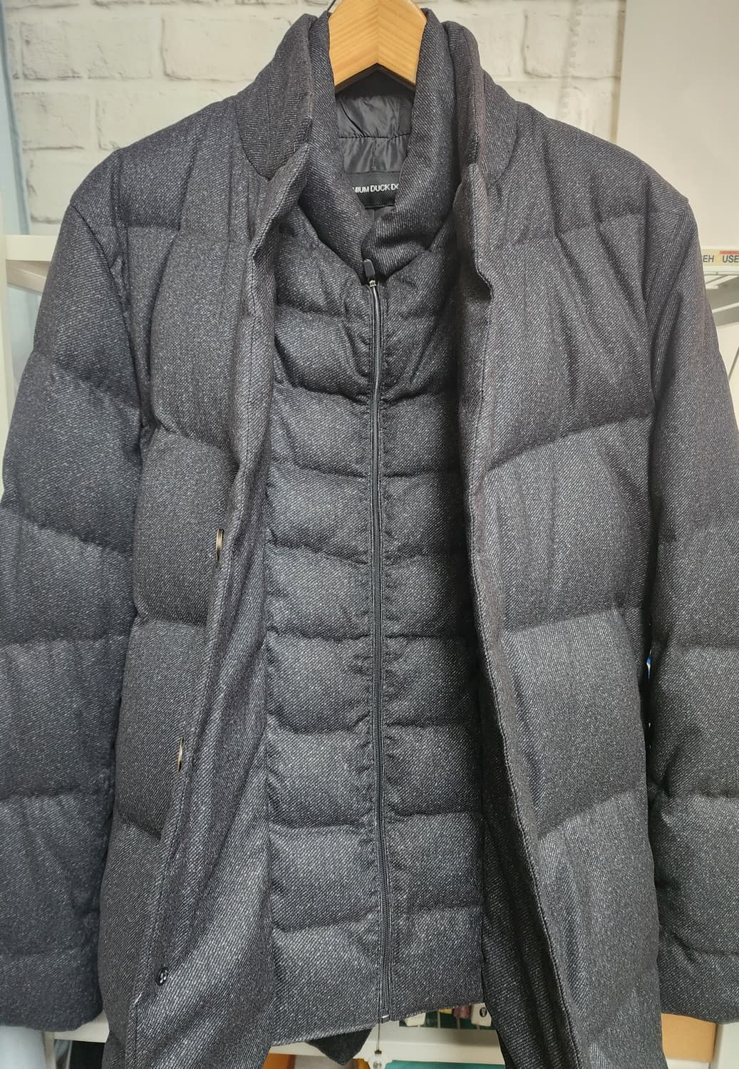 지오지아 남성 패딩자켓 슬림110 퀼팅 덕다운자켓 XD53 상품이미지4