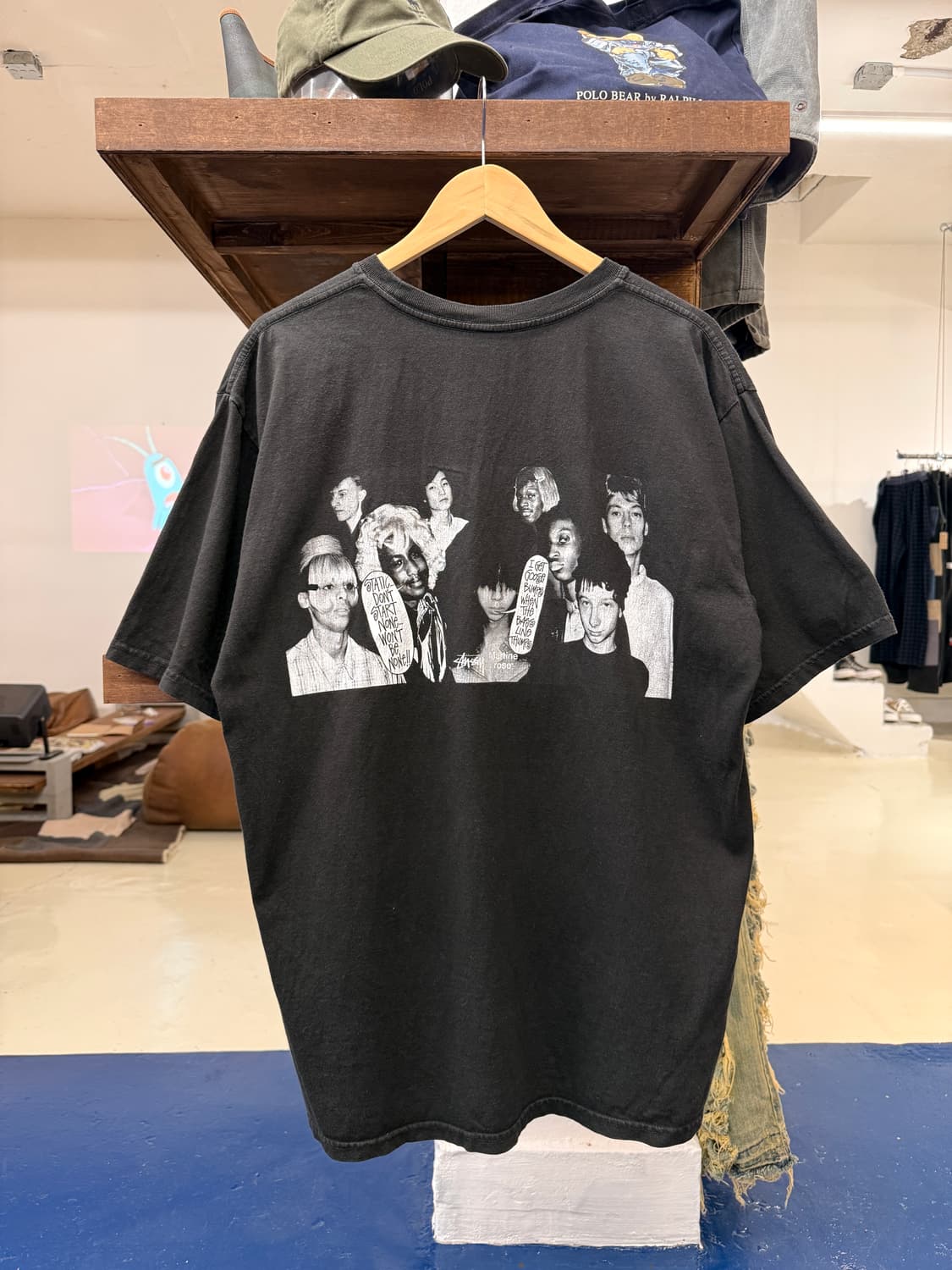 스투시 martine rose 검정 반팔티  상품이미지5