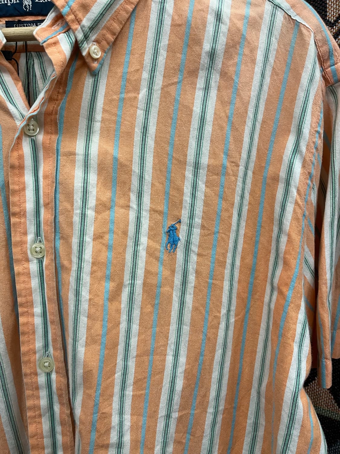 폴로 랄프로렌 스트라이프 반팔 셔츠 #csz708 상품이미지3