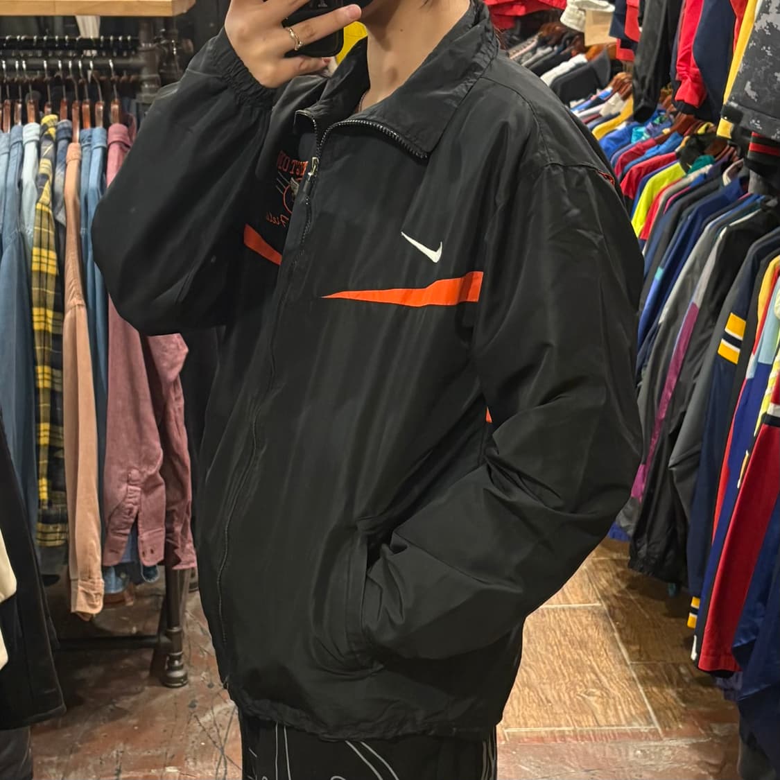 [HI] nike바람막이 블랙 상품이미지4