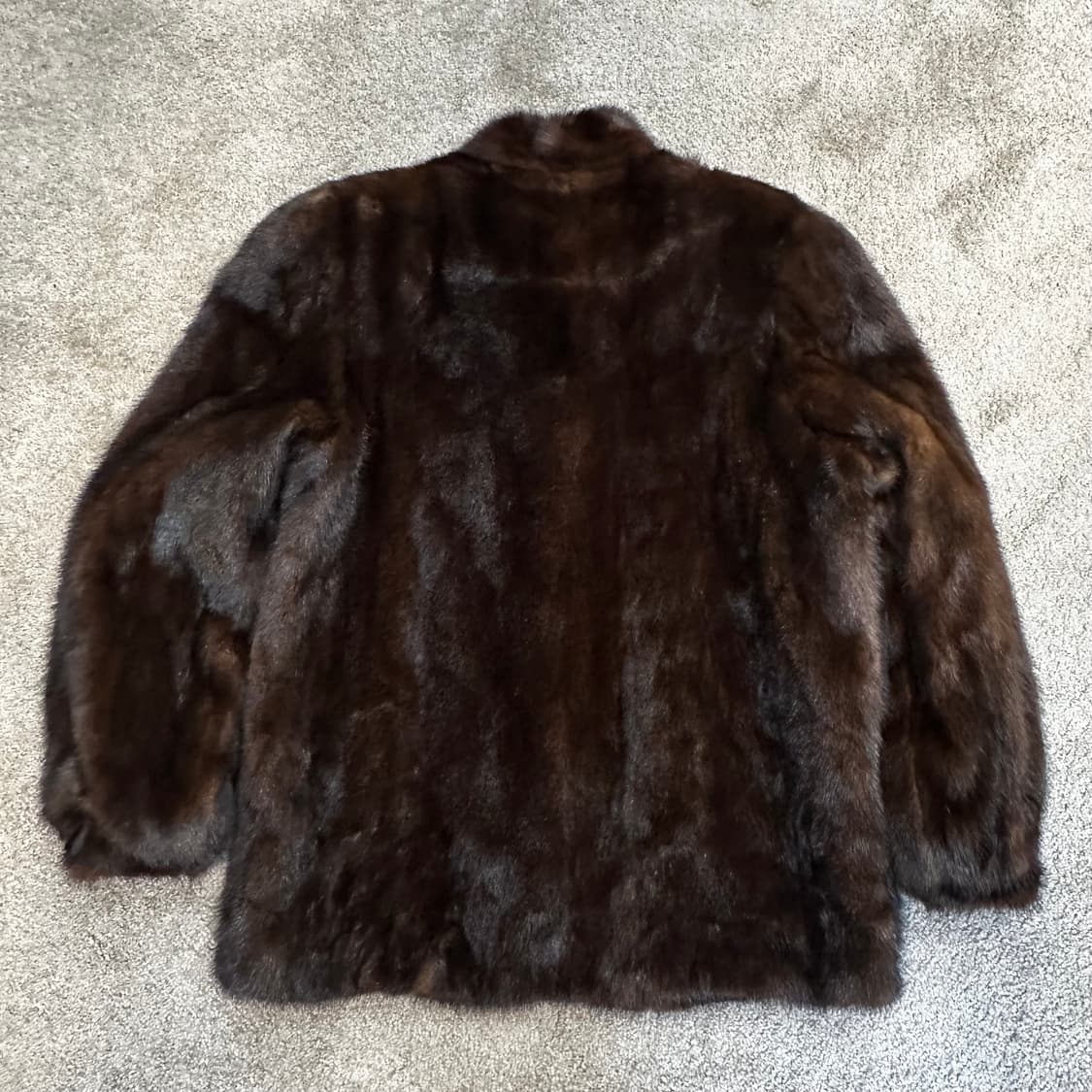 빈티지 블랙브라운 밍크 퍼자켓L 상품이미지7