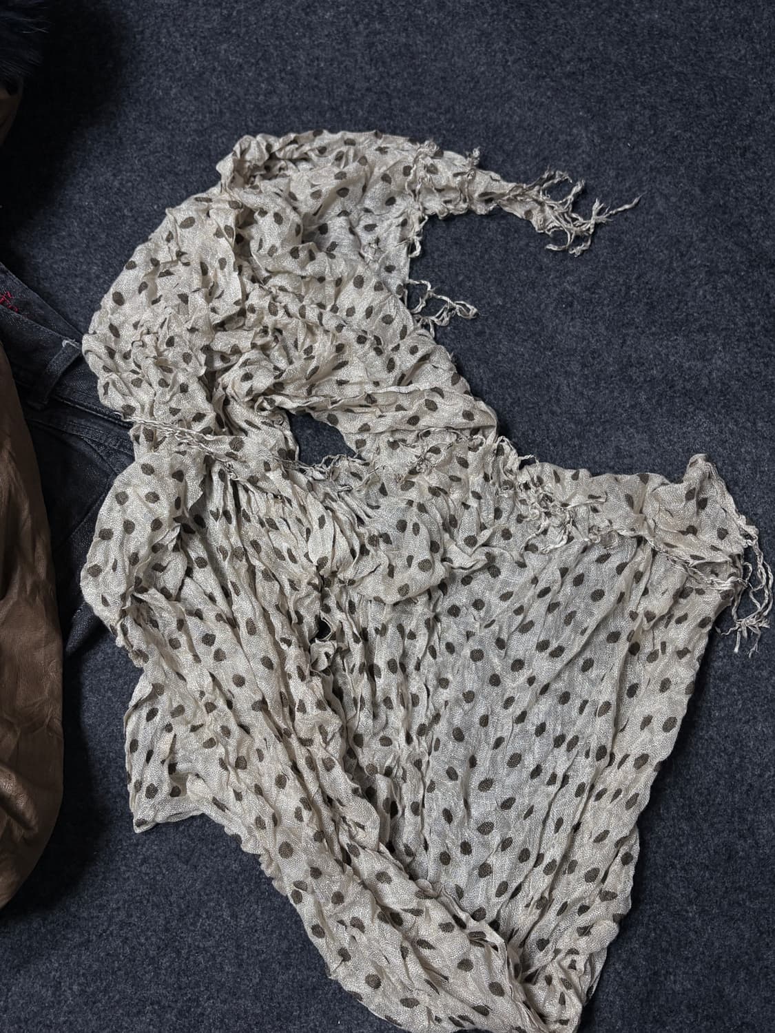 Vintage fairy grunge dot scarf muffler 상품이미지4