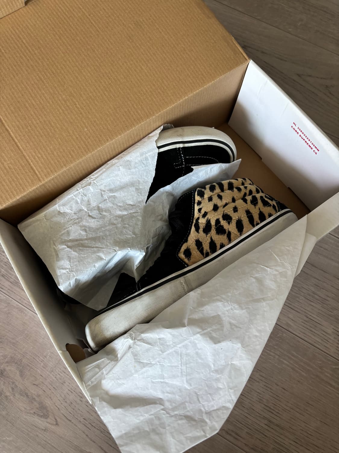 [275] 슈프림 반스 레오파드 치타벨벳 상품이미지1