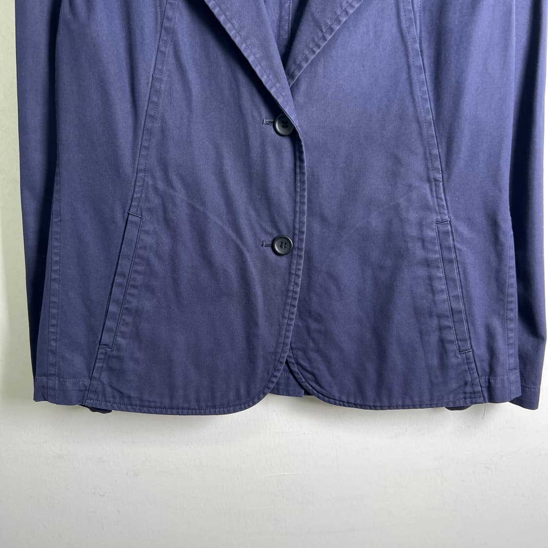 이세이미야케 네이비 코튼 자켓  상품이미지5