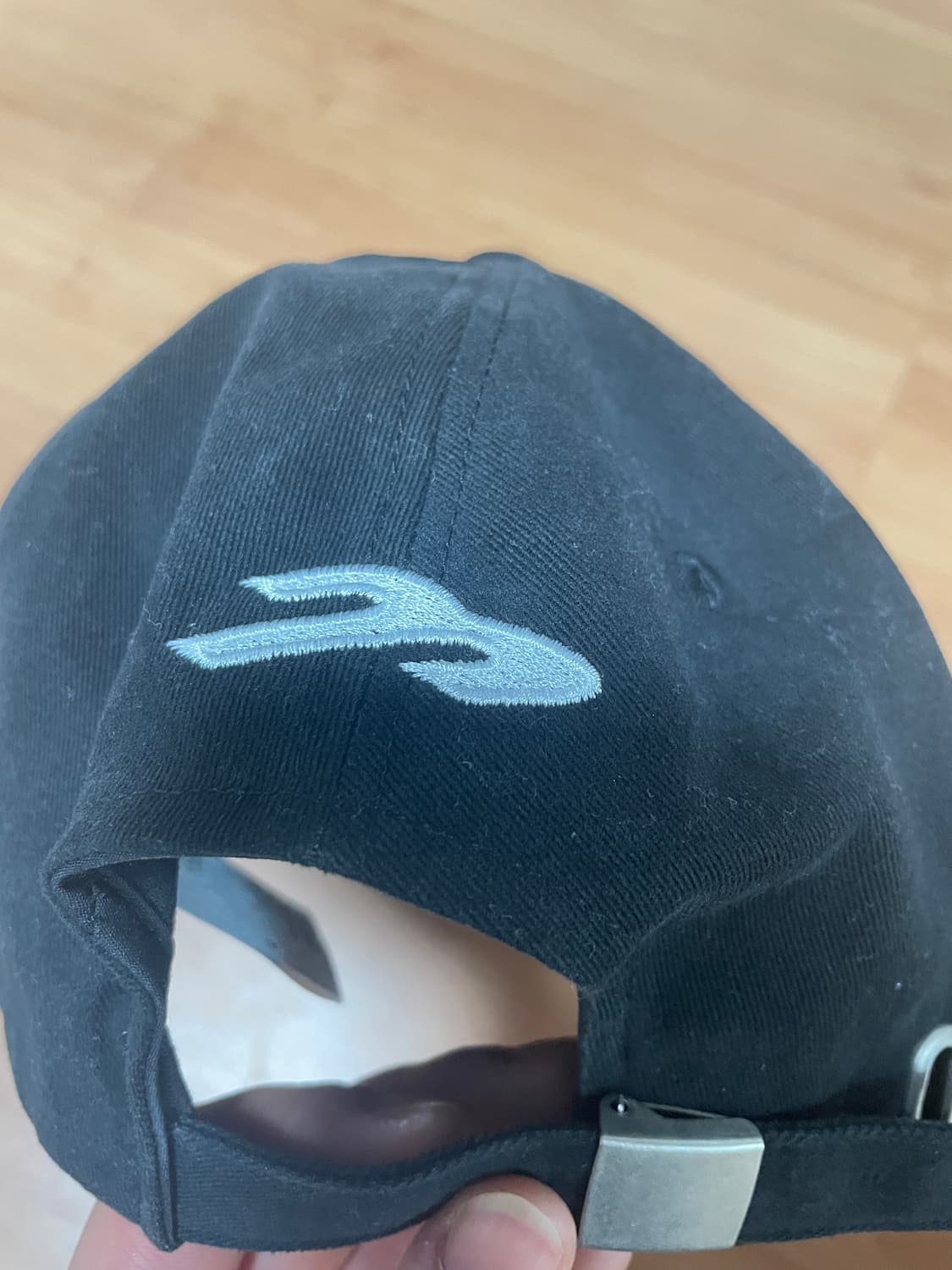 탄산마그네슘 혼 아플리케 볼캡 (블랙) 상품이미지6