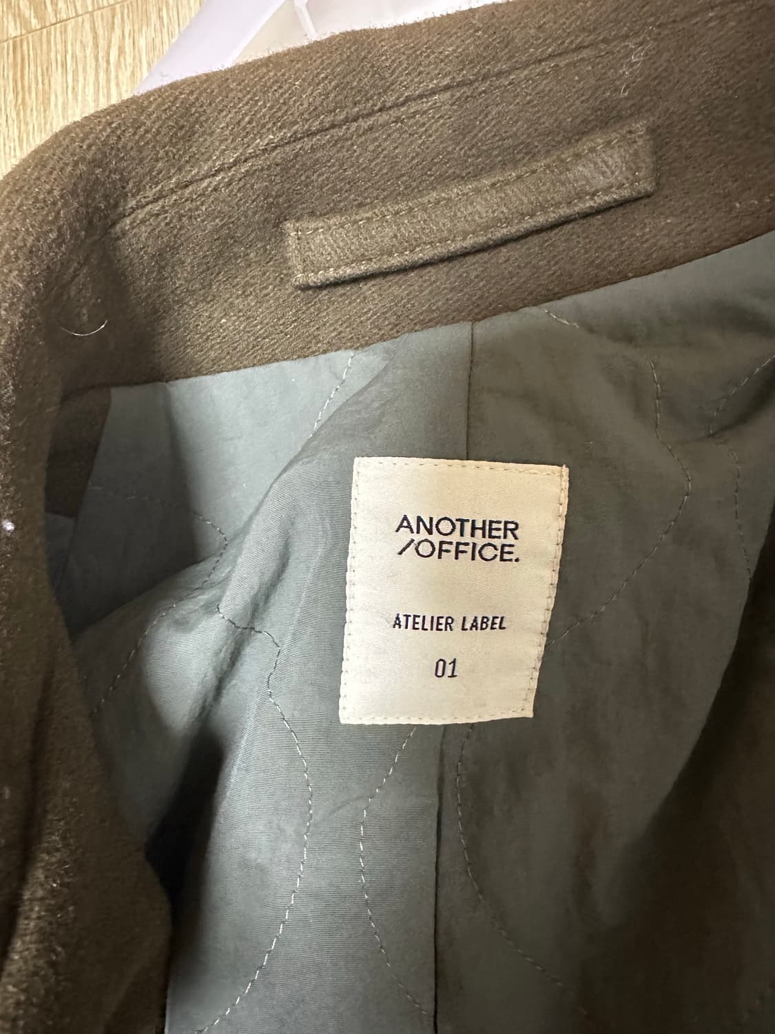 어나더오피스 보이저 발마칸 코트(01 size_올리브카키) 상품이미지6