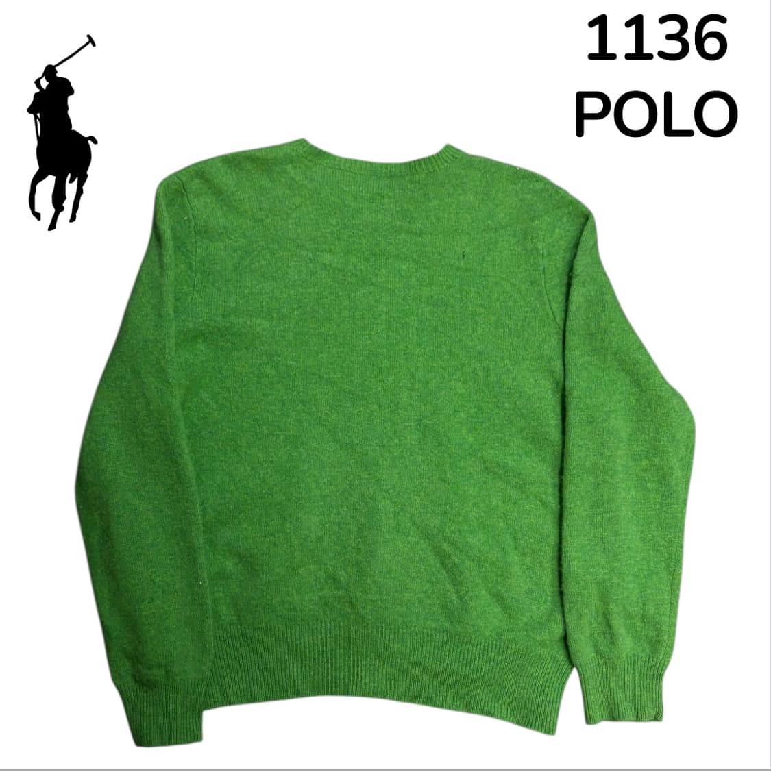폴로 랄프로렌  램스울 초록색 연한 그린 니트 여성 XL 상품이미지3