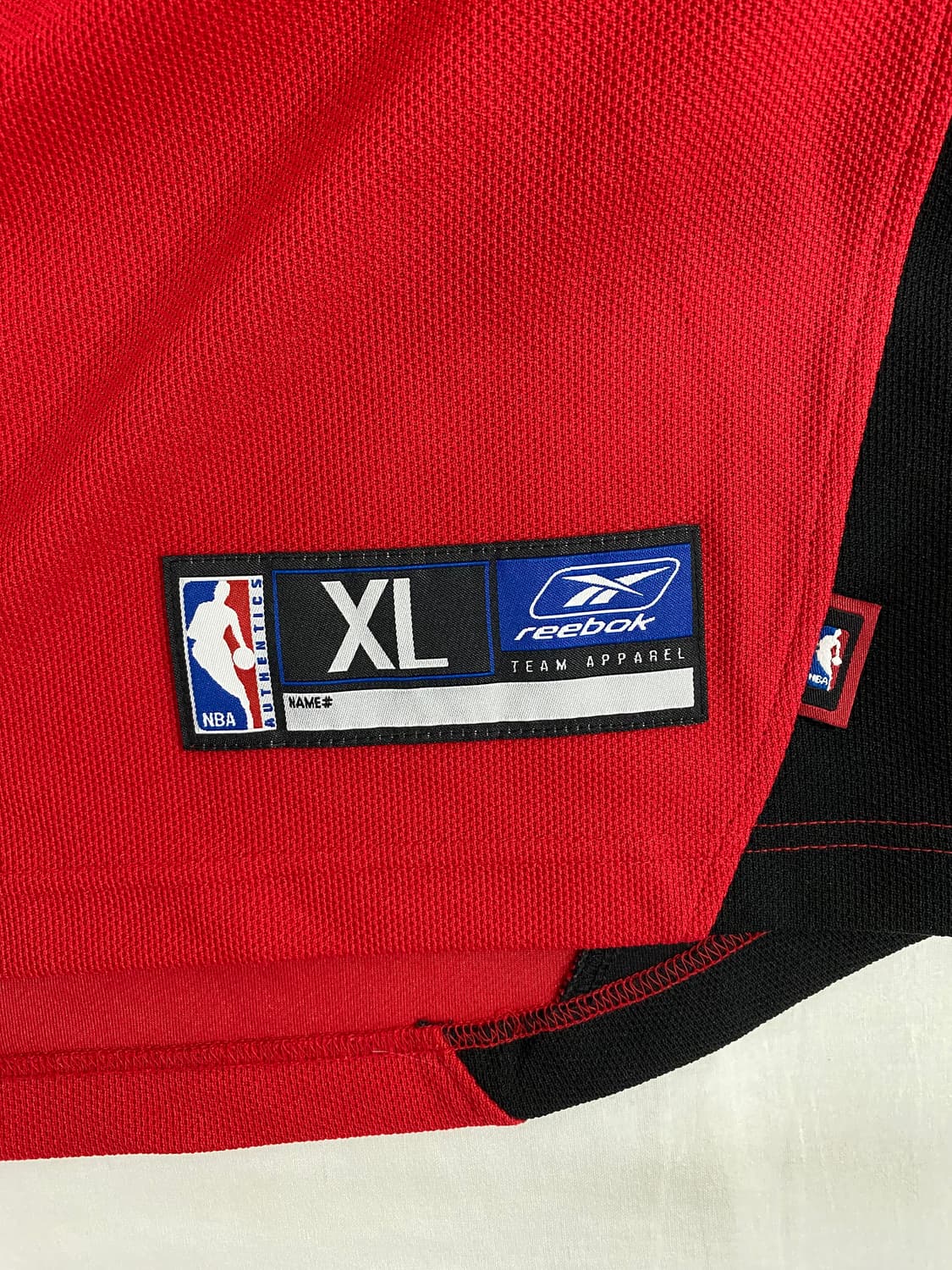 리복 Reebok NBA 시카고불스 유니폼 반집업져지 상품이미지3