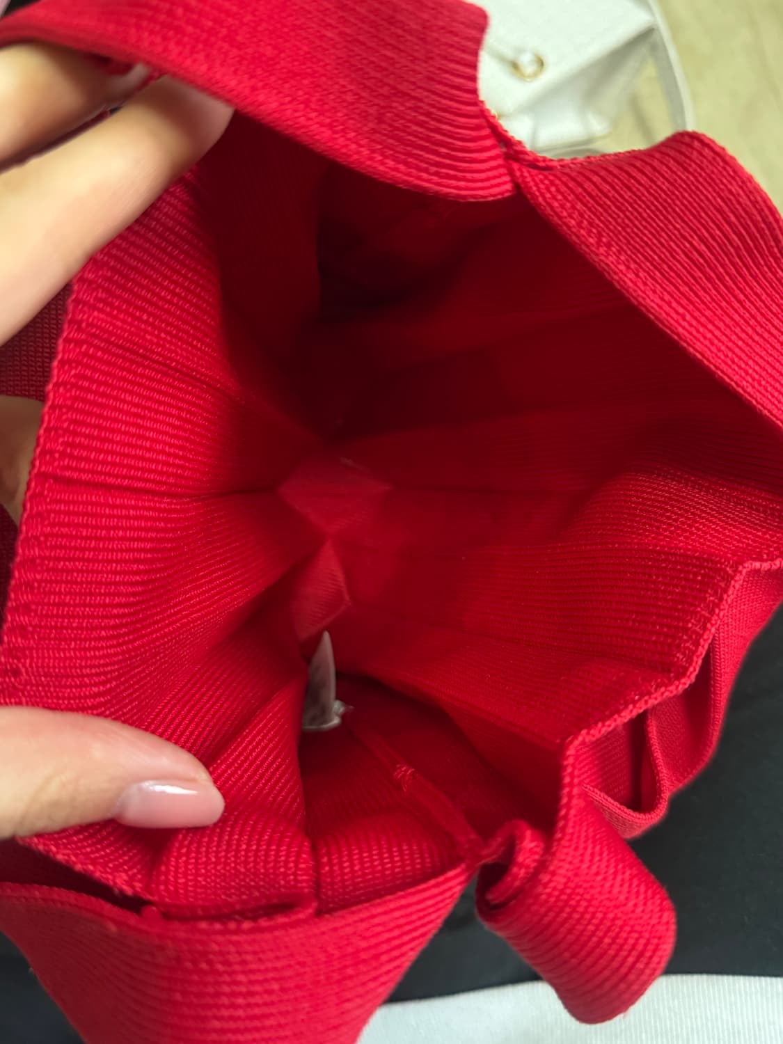 조셉앤스테이시 플리츠 미니백 레드 상품이미지3