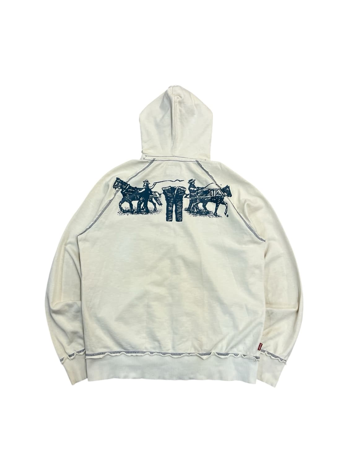 리바이스 후드집업 아이보리 XL(105) #csz2199 상품이미지4