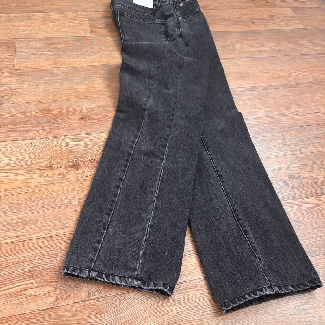 LAP 랩101 흑청 워싱 데님 28 청바지 TOM 스트레이트 상품이미지2