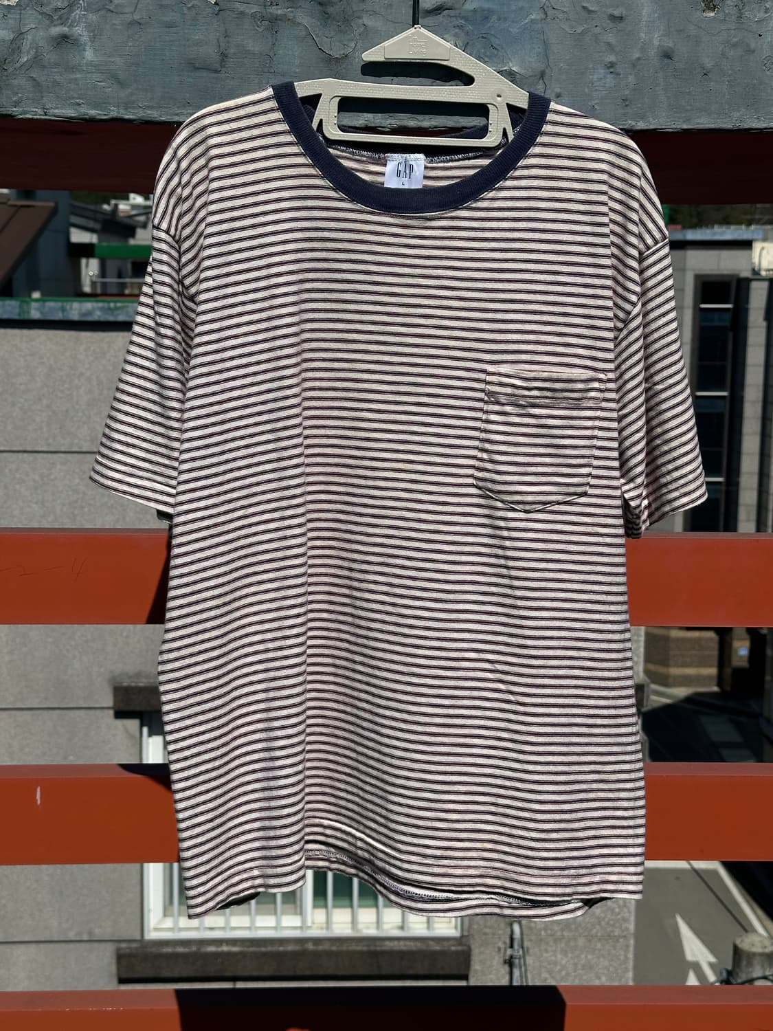 90s old gap border t shirt 올드갭 보더 티셔츠 상품이미지1