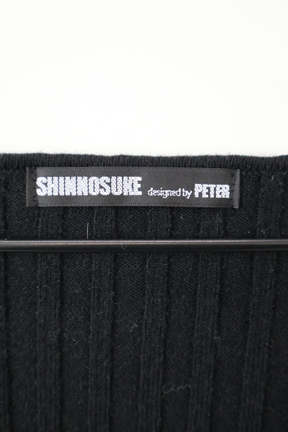 Shinnosuke Ribbed Black Long Sleeve 상품이미지6