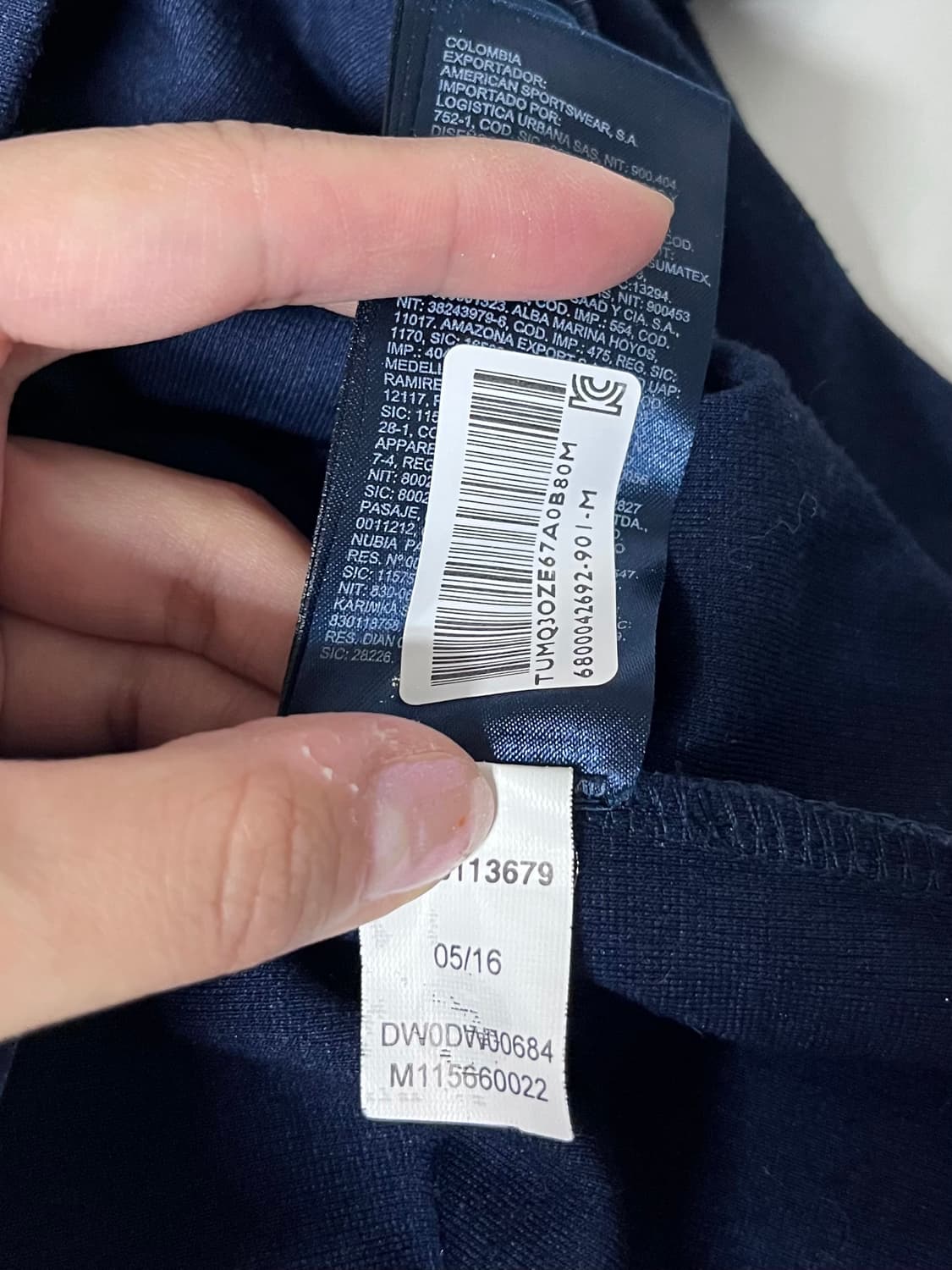 M) 타미힐피거 루즈핏 원피스 네이비 상품이미지6