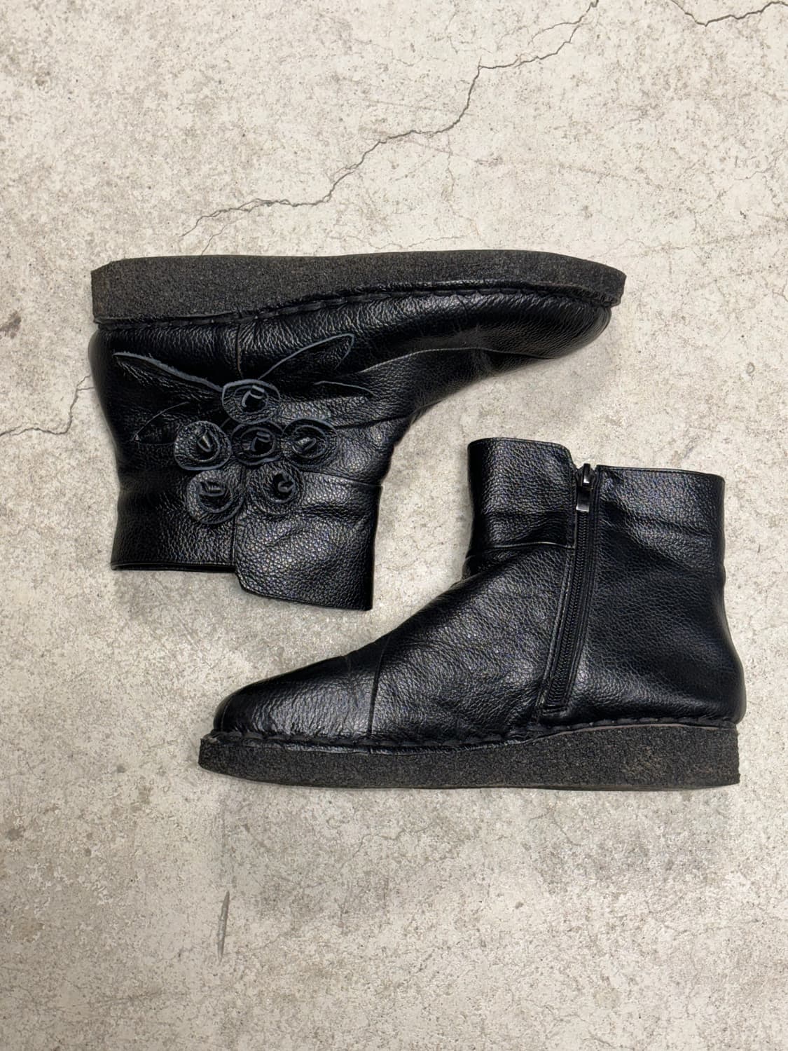 쌈지 레더 앵클 부츠 상품이미지9