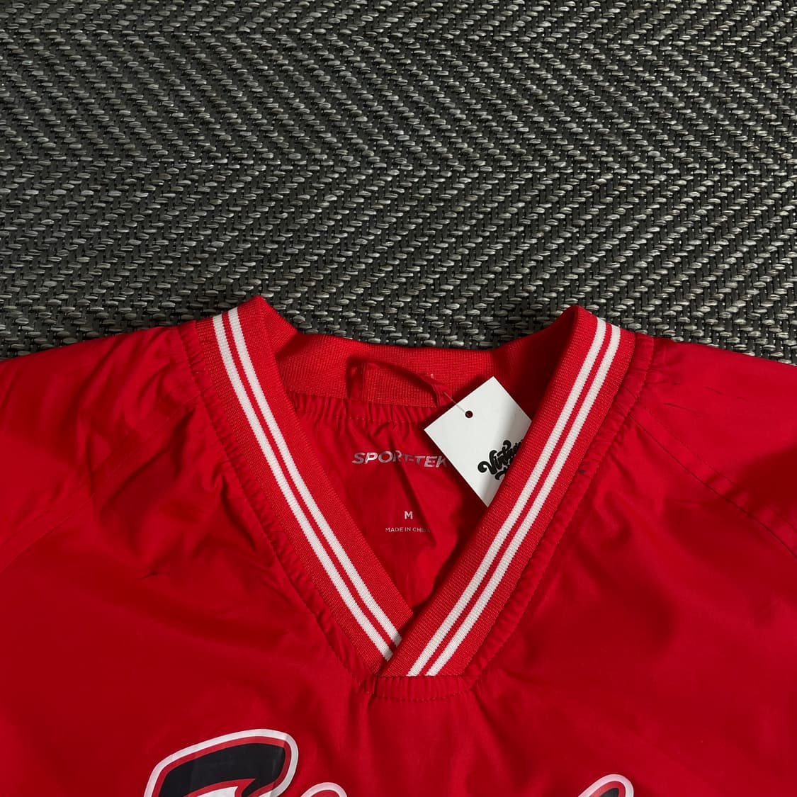 USA 오리지날 빈티지 우븐 컬리지 웜업o 3008 상품이미지5