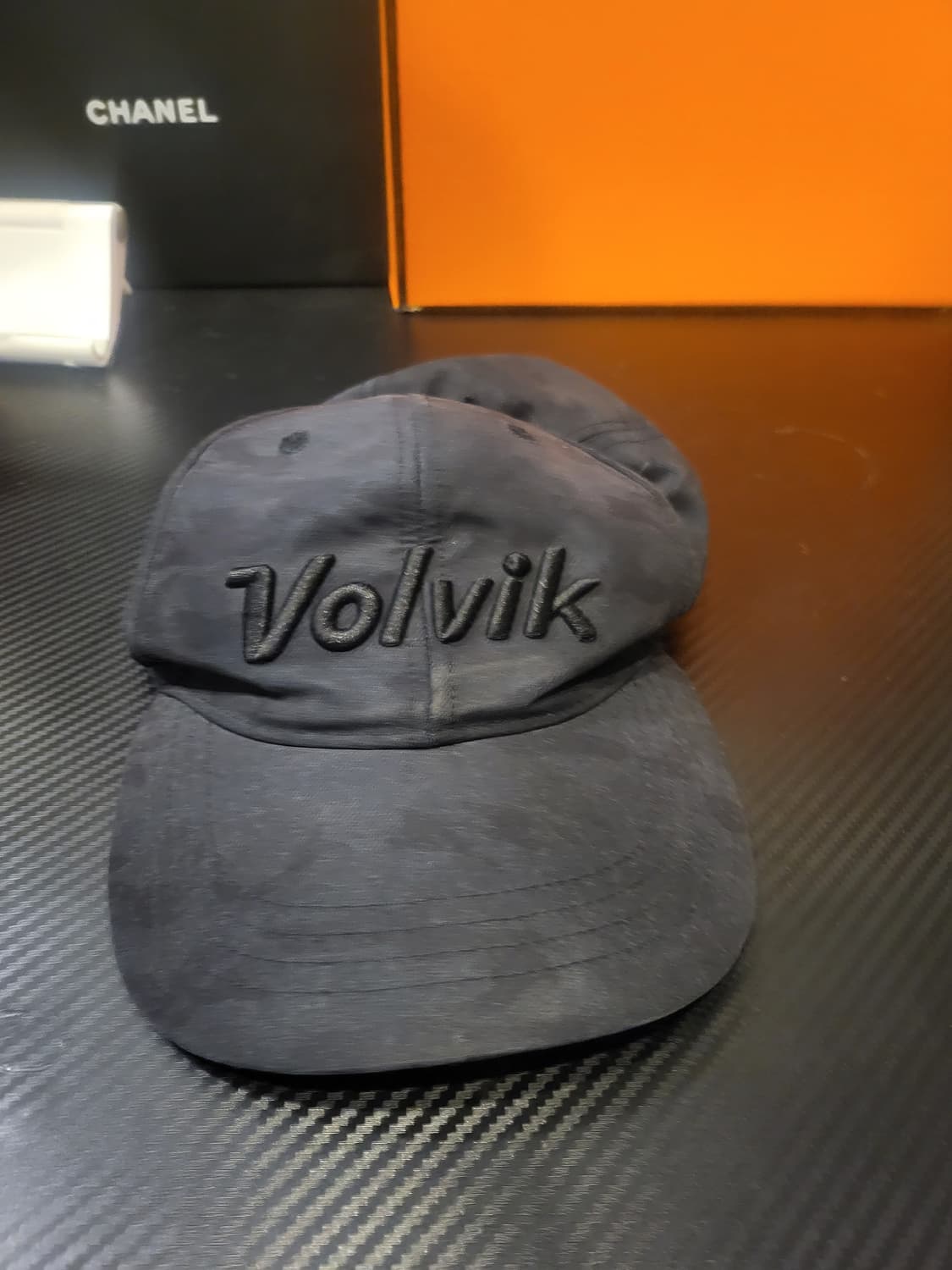 볼빅 블랙 볼캡 모자 상품이미지1