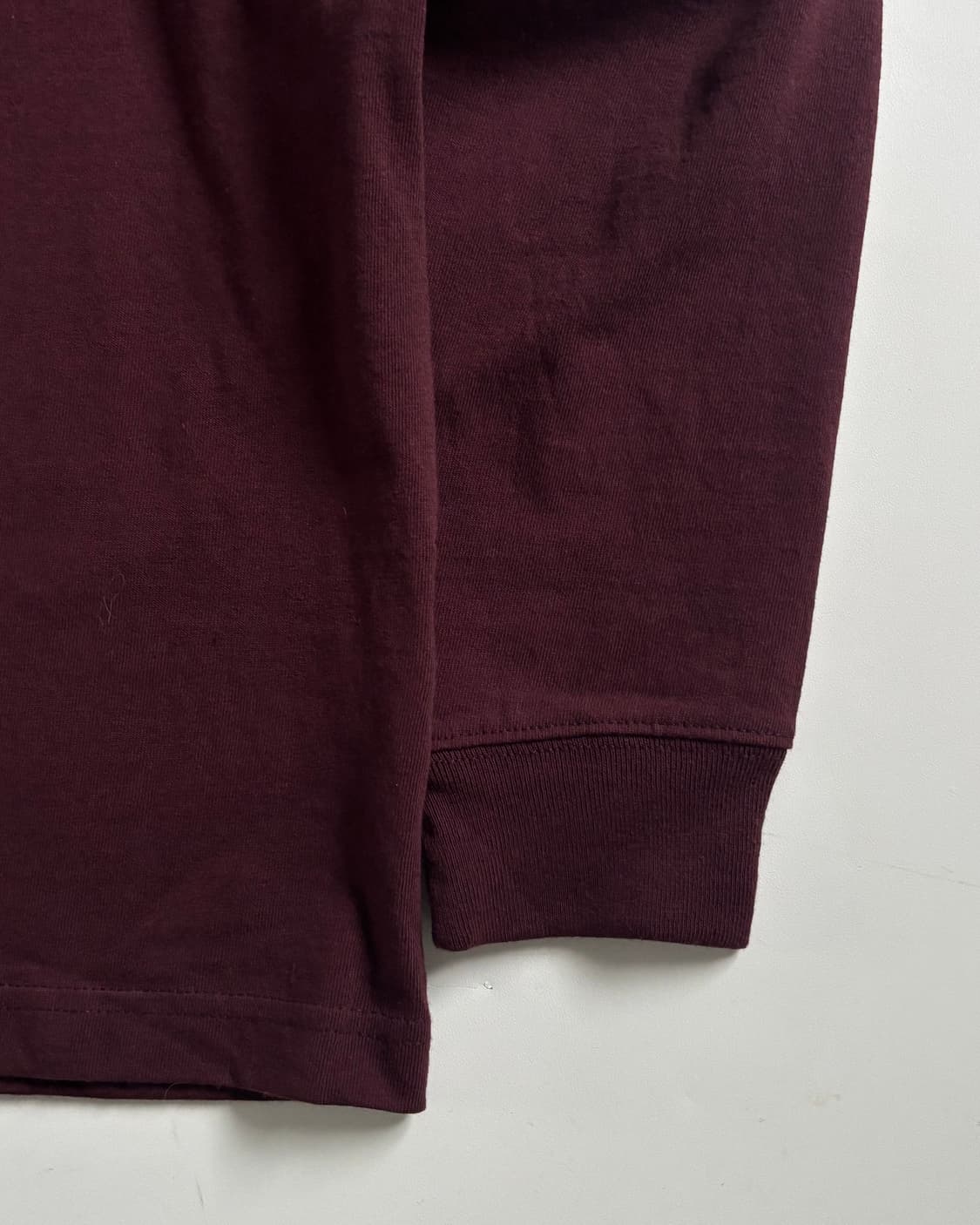 Carhartt 칼하트 포켓로고 버건디 코튼 슬리브 상품이미지4