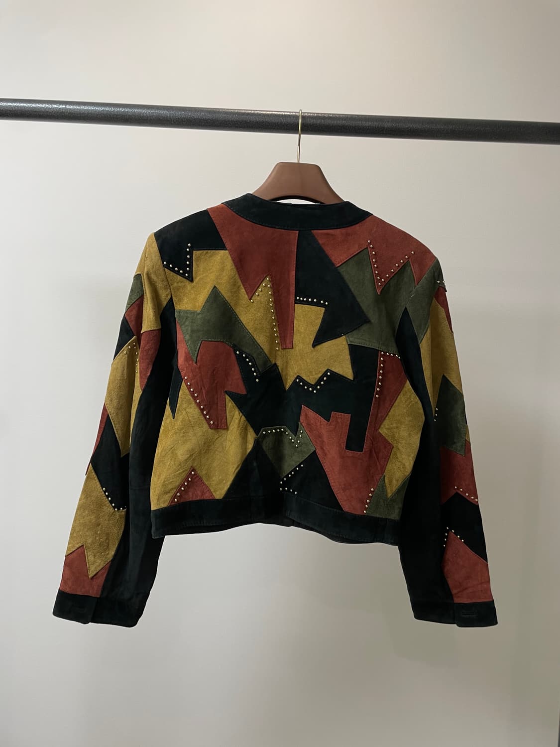 (38) Dino'z 빈티지 패치워크 레더 자켓 상품이미지3