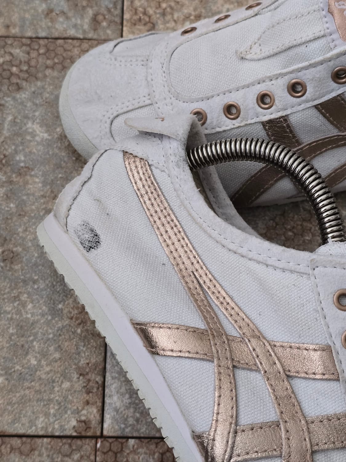 (230)오니츠카타이거 멕시코 66 슬립온 로즈 골드 상품이미지7