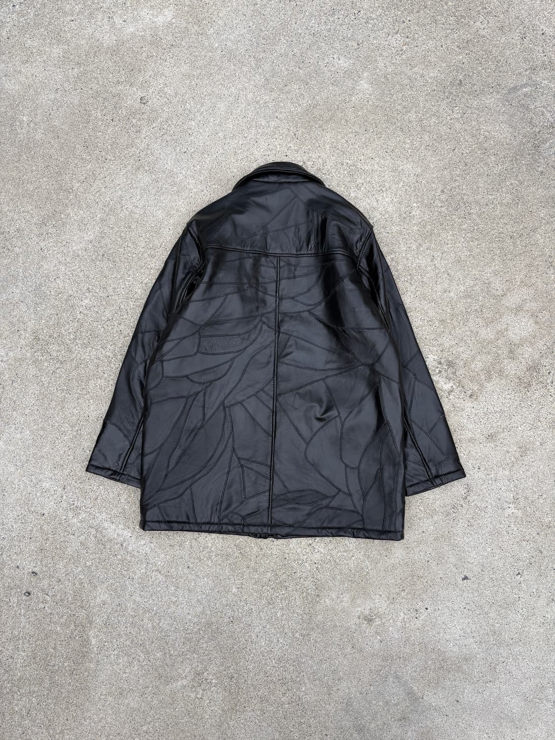 리얼 레더 패치워크 카코트 (양가죽) 상품이미지2