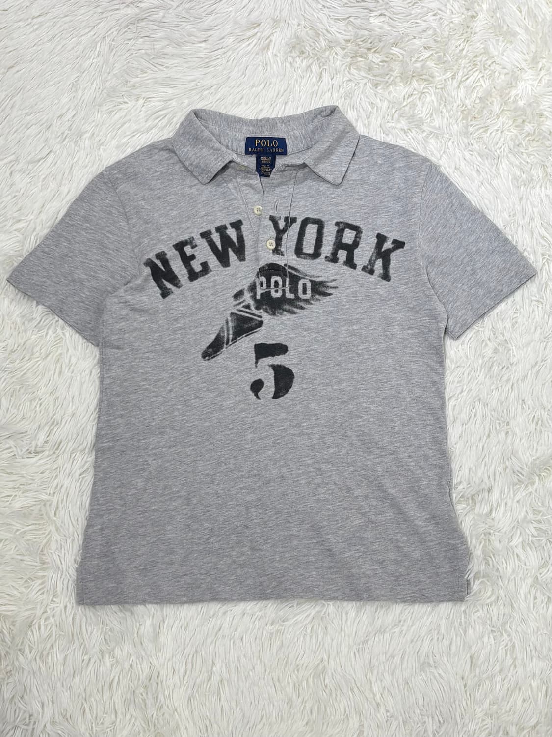 폴로랄프로렌 그레이 반팔 카라티 상품이미지3