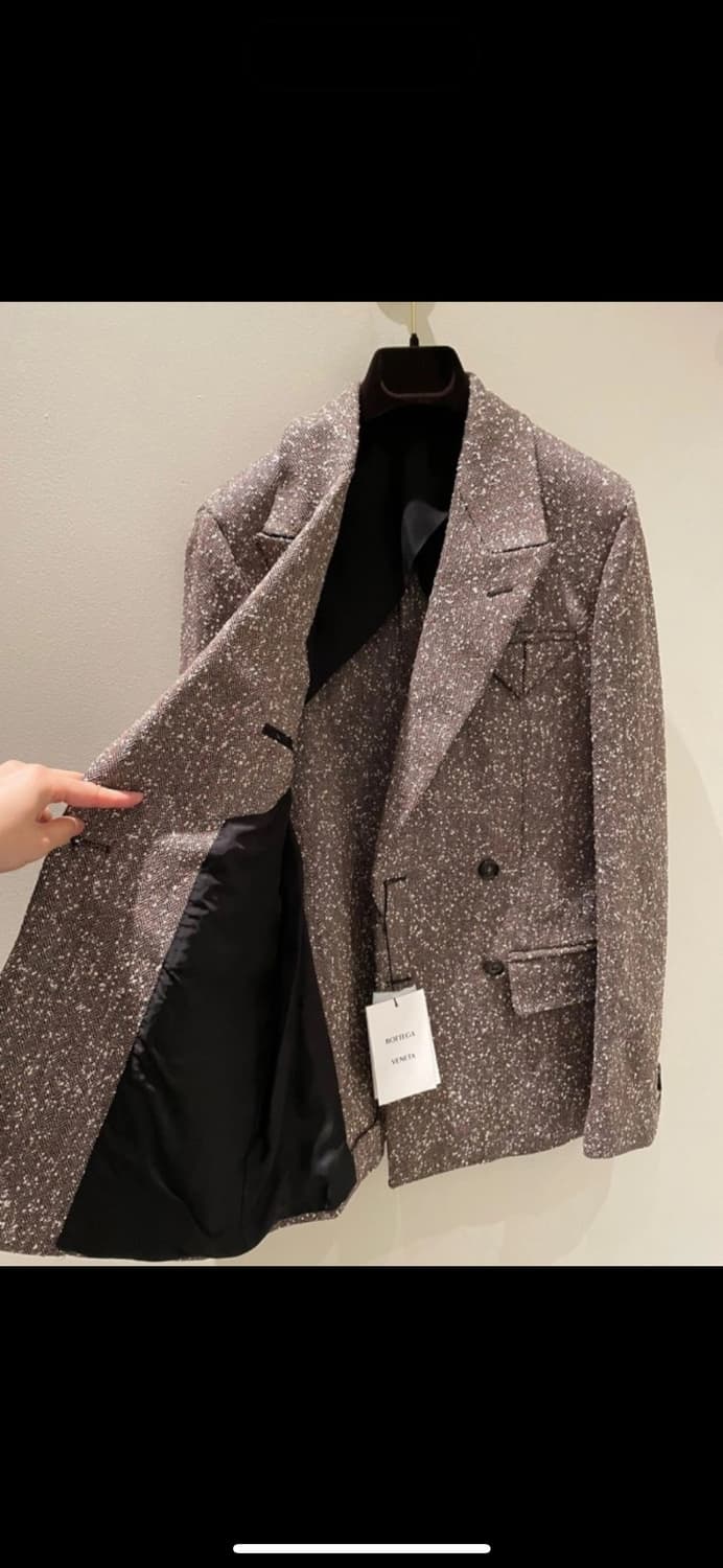 보테가베네타 시그니처트라이앵글 헤링본 자켓 상품이미지3