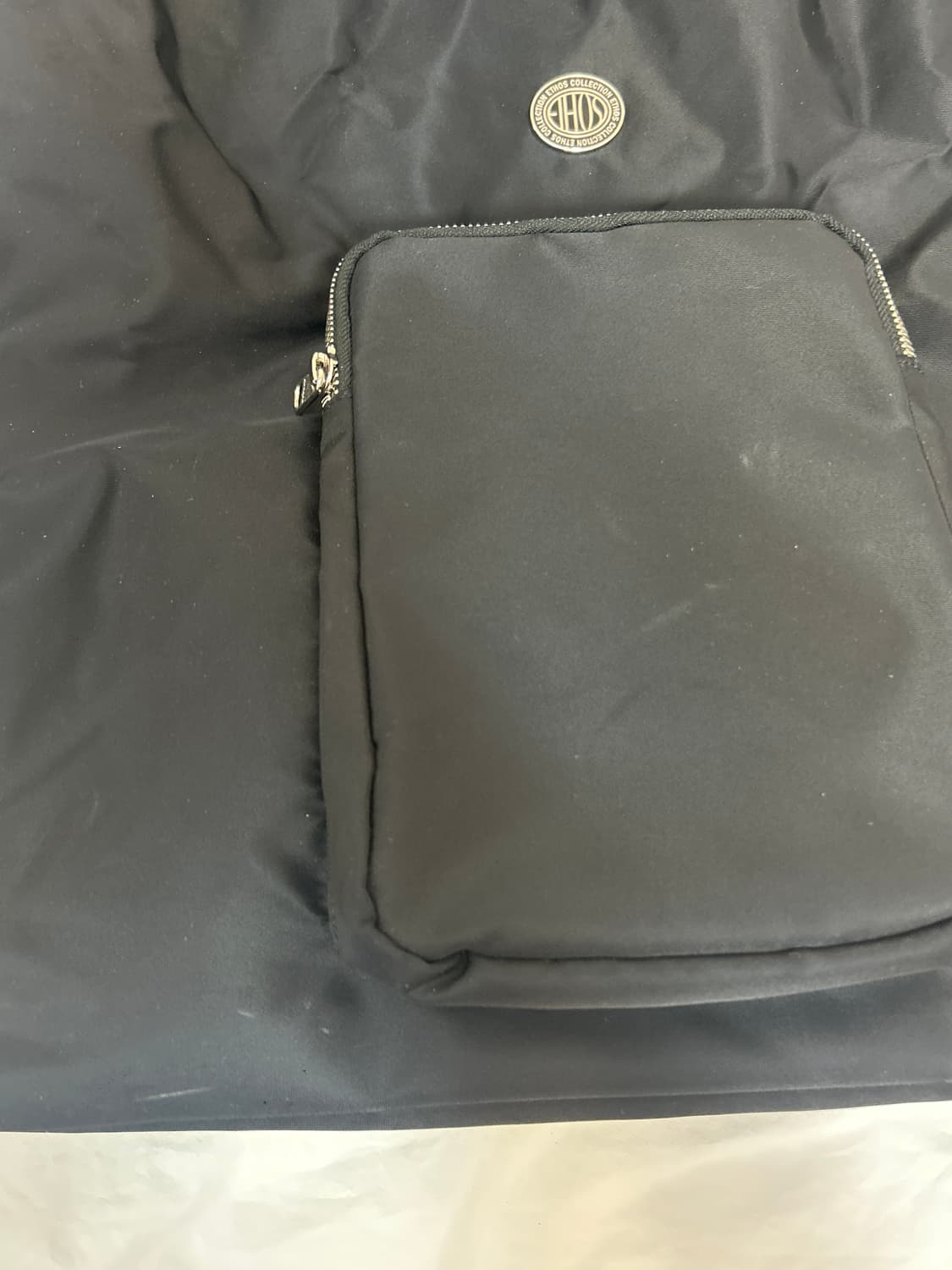 에토스 나일론 스트랩 백팩 블랙 상품이미지6