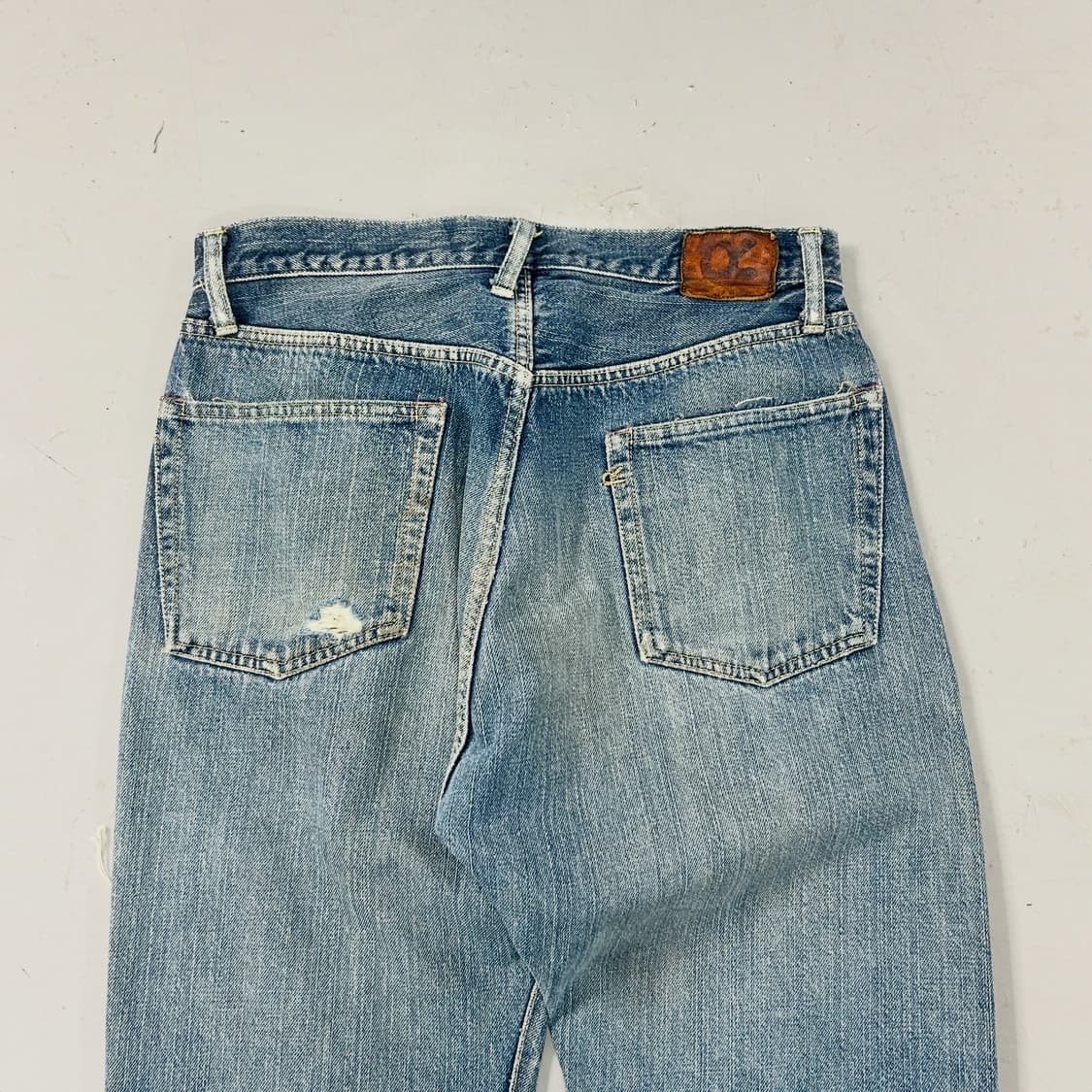 45rpm 워시드 셀비지 데님 팬츠 상품이미지7