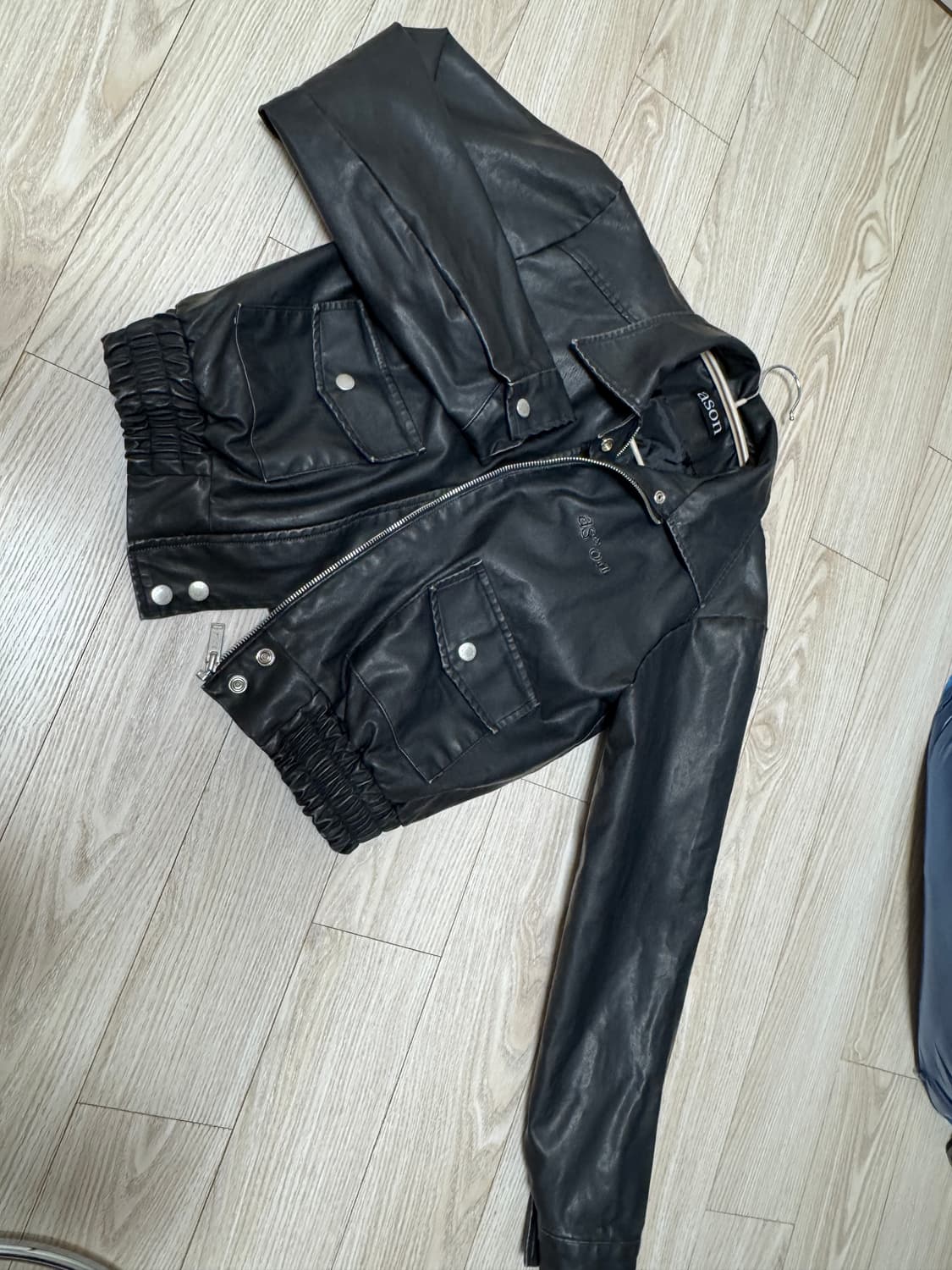 애즈온 가죽자켓 상품이미지2