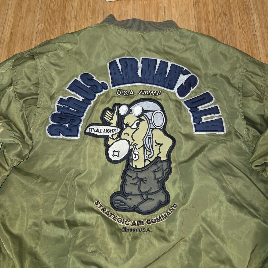 에어 맨 리틀 데빌 L2B 플라잉 자켓 (XL) 상품이미지3