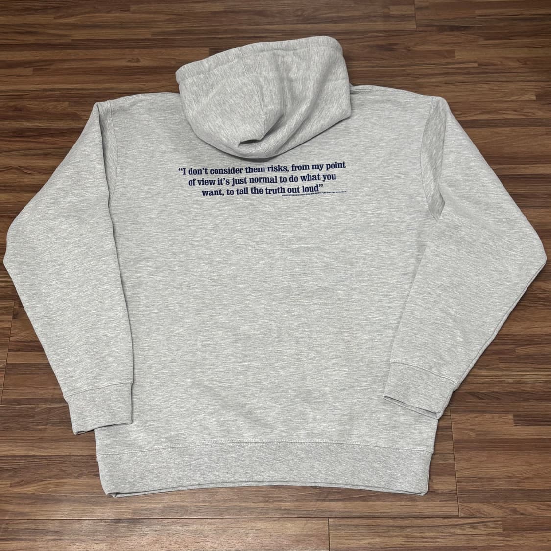 퍽트 fuct 로고 그레이 후드티 L 새상품 상품이미지3