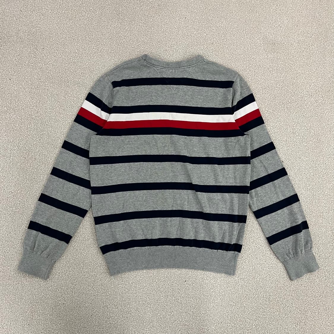 [L] 타미힐피거 스트라이프 크루넥 니트 스웨터 맨투맨  0119M1 상품이미지7