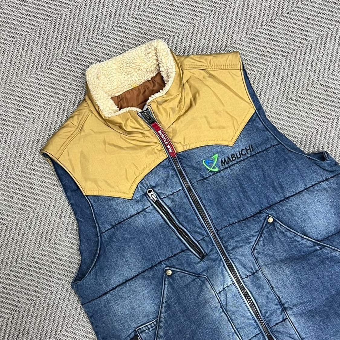 버틀 코듀라 데님 패딩 베스트 v0801 상품이미지3