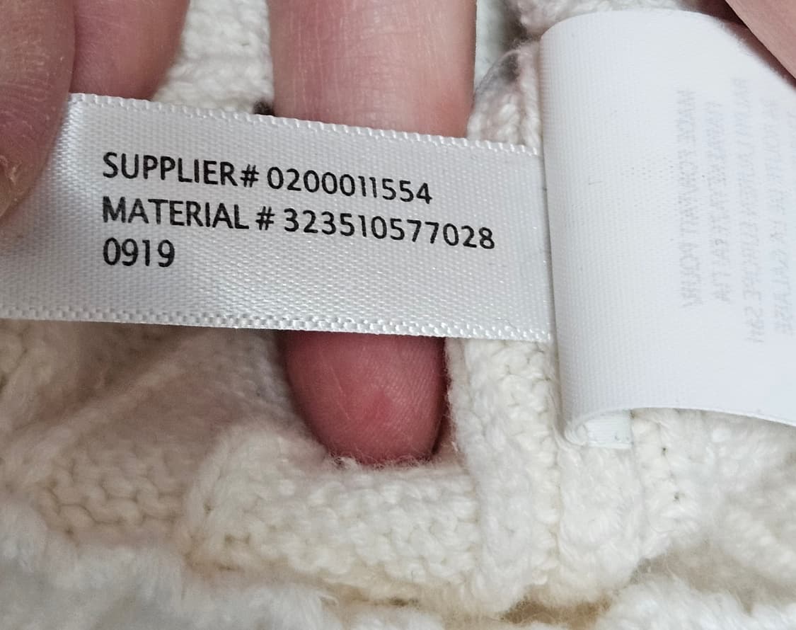 폴로 랄프로렌 아이보리 케이블 니트/빈티지 니트 상품이미지7