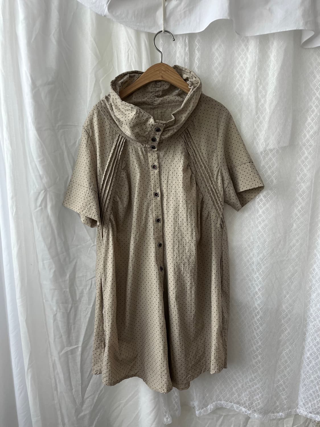 ⊹ Wide Neck Dot Dress 상품이미지9