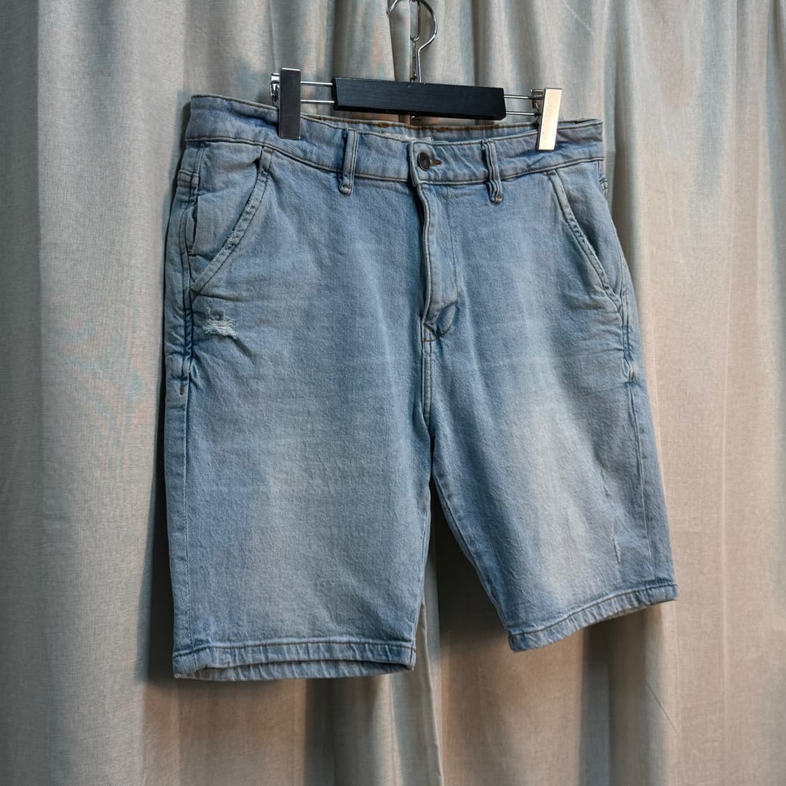[34] ZARA 자라 데님 반바지 팬츠 라이트 블루 상품이미지2