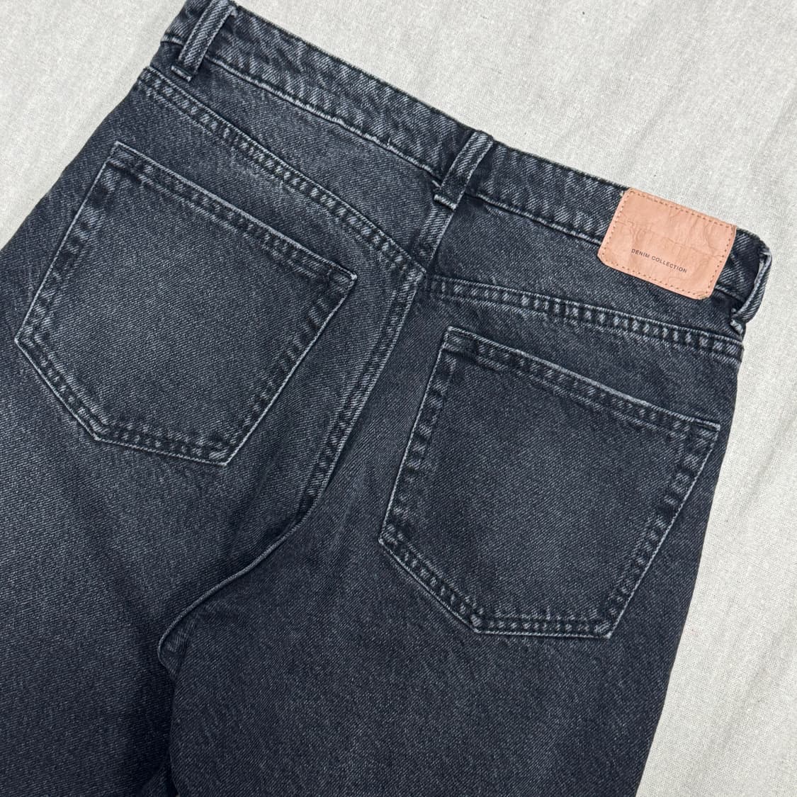 버쉬카 우먼 워싱 흑청 데님팬츠 38 상품이미지4