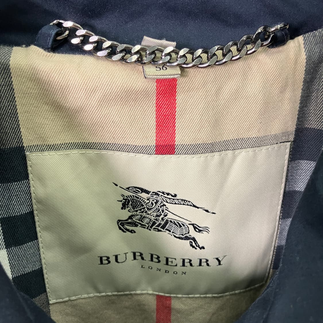 버버리 런던 네이비 맥코트  상품이미지3