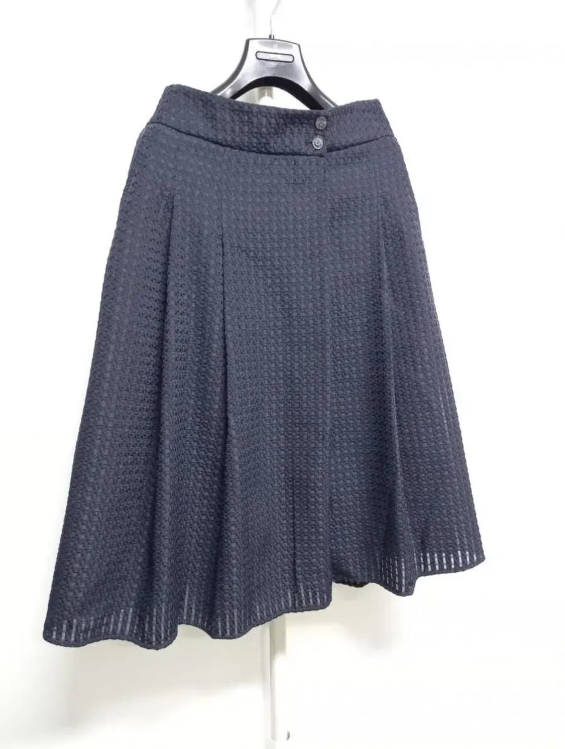 새 칼라거펠트 춘하 플레어 롱 스커트 77슬림88 상품이미지5