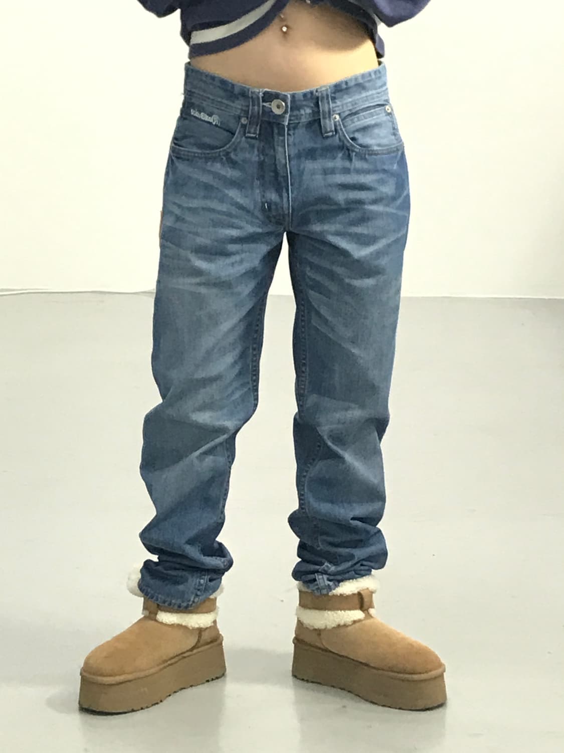 Real Bvoice R-Embroidery Vintage Denim 상품이미지2